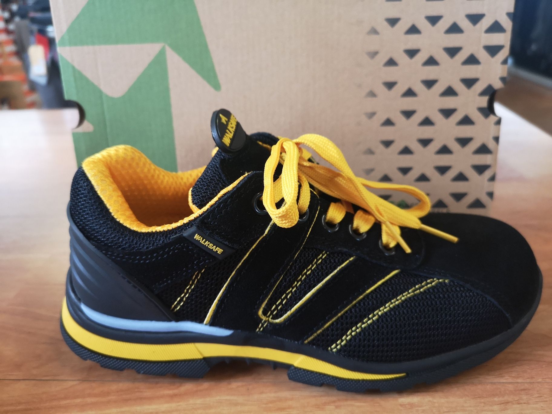 SCARPA 210 S1P NERO GIALLA NERI