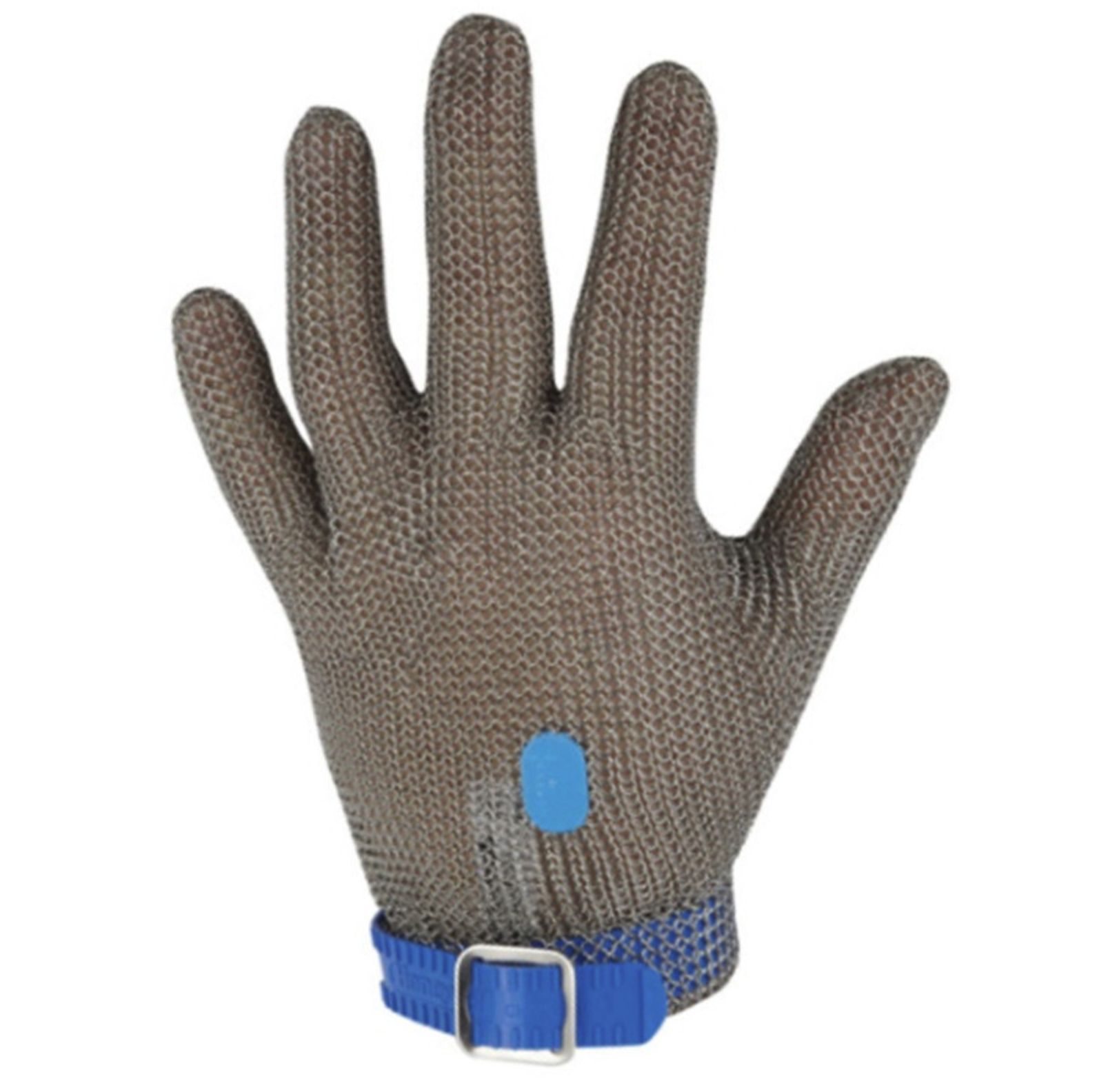 Guanto con maglia in acciaio